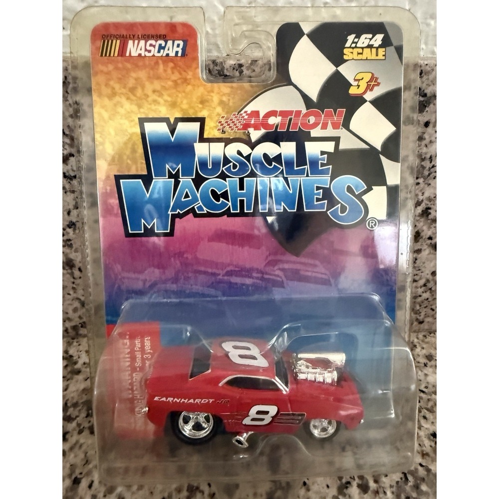 MUSCLE MACHINES Dale Earnhardt Jr '69 Chevy Camaro NASCAR Red